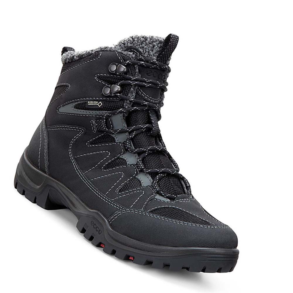 Women's Ecco Womens Xpedition Iii Gtx Boots Black | USA 57ILH